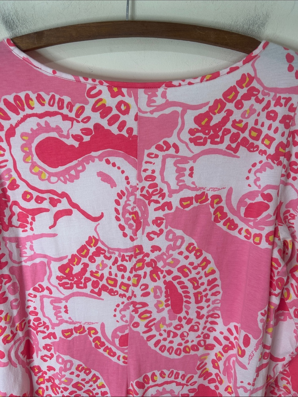 LILLY PULITZER Pink Marlow Dress Hot Coral Trunk in Love Size Large - Picture 7 of 16